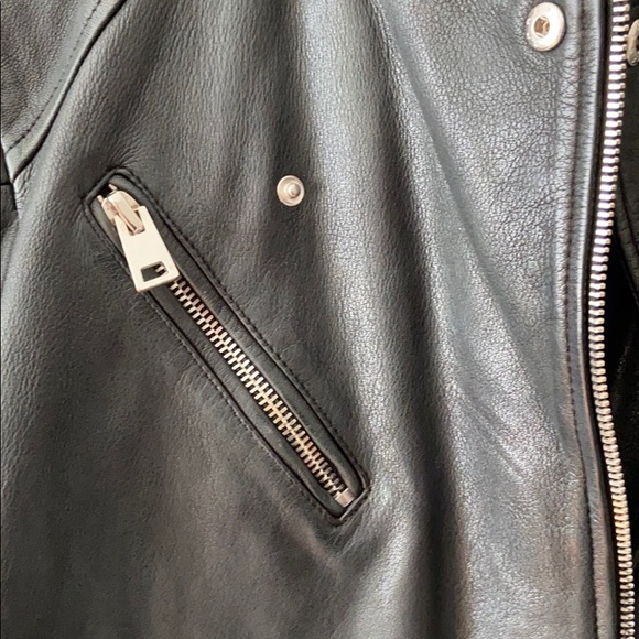 Free People Genuine Leather Biker Jacket - Picture 5 of 5